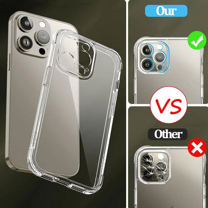 iPhone 17, 16, 15 Pro Max Transparent Phone Case