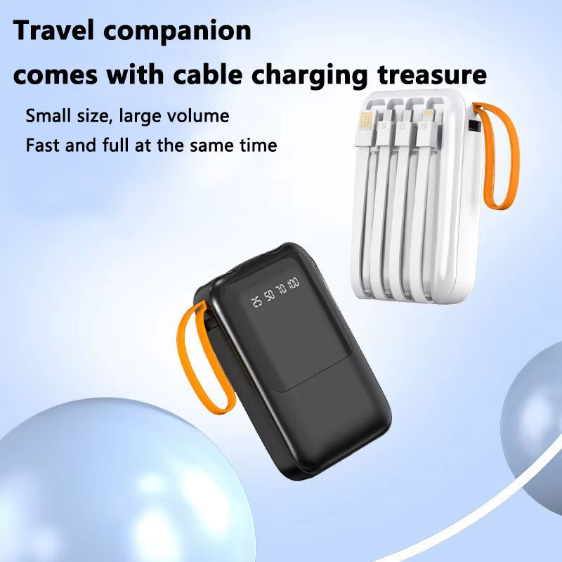 4-in-1 Mini 18650 Power Bank – Fast Charging On the Go