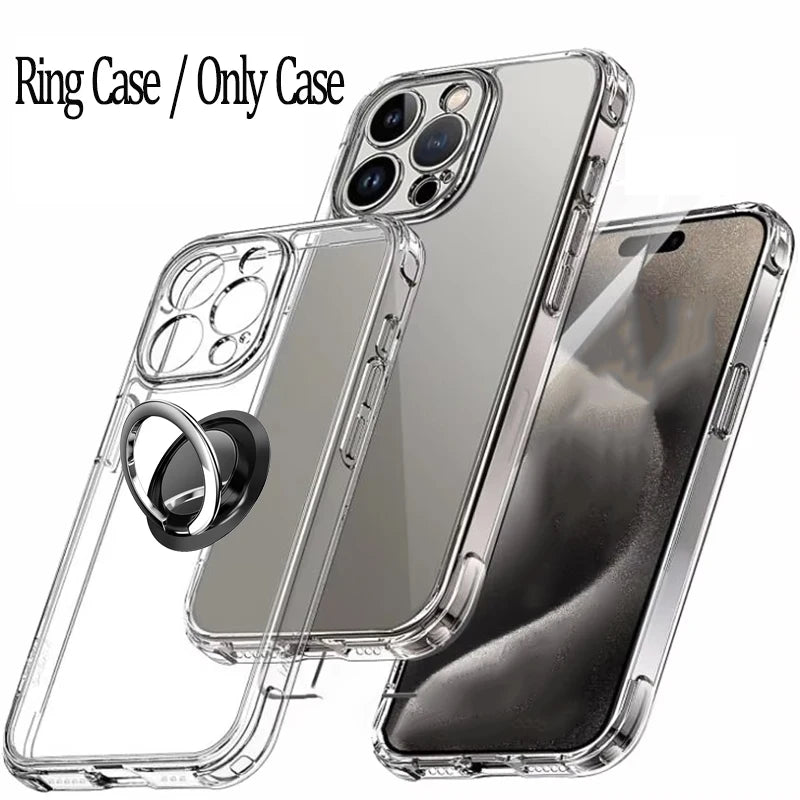 iPhone 17, 16, 15 Pro Max Transparent Phone Case