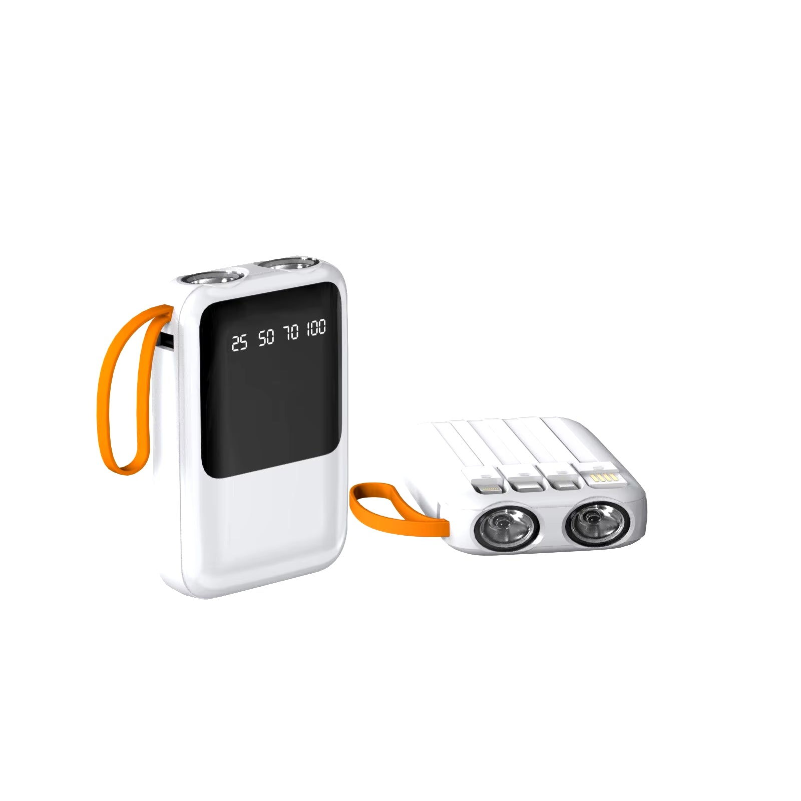 4-in-1 Mini 18650 Power Bank – Fast Charging On the Go