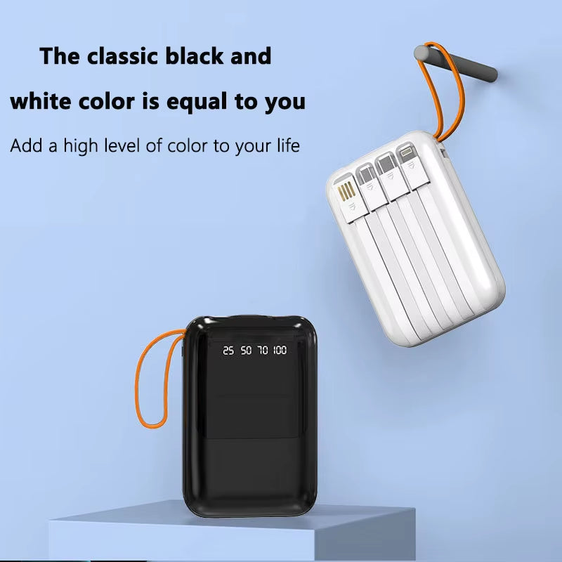 4-in-1 Mini 18650 Power Bank – Fast Charging On the Go